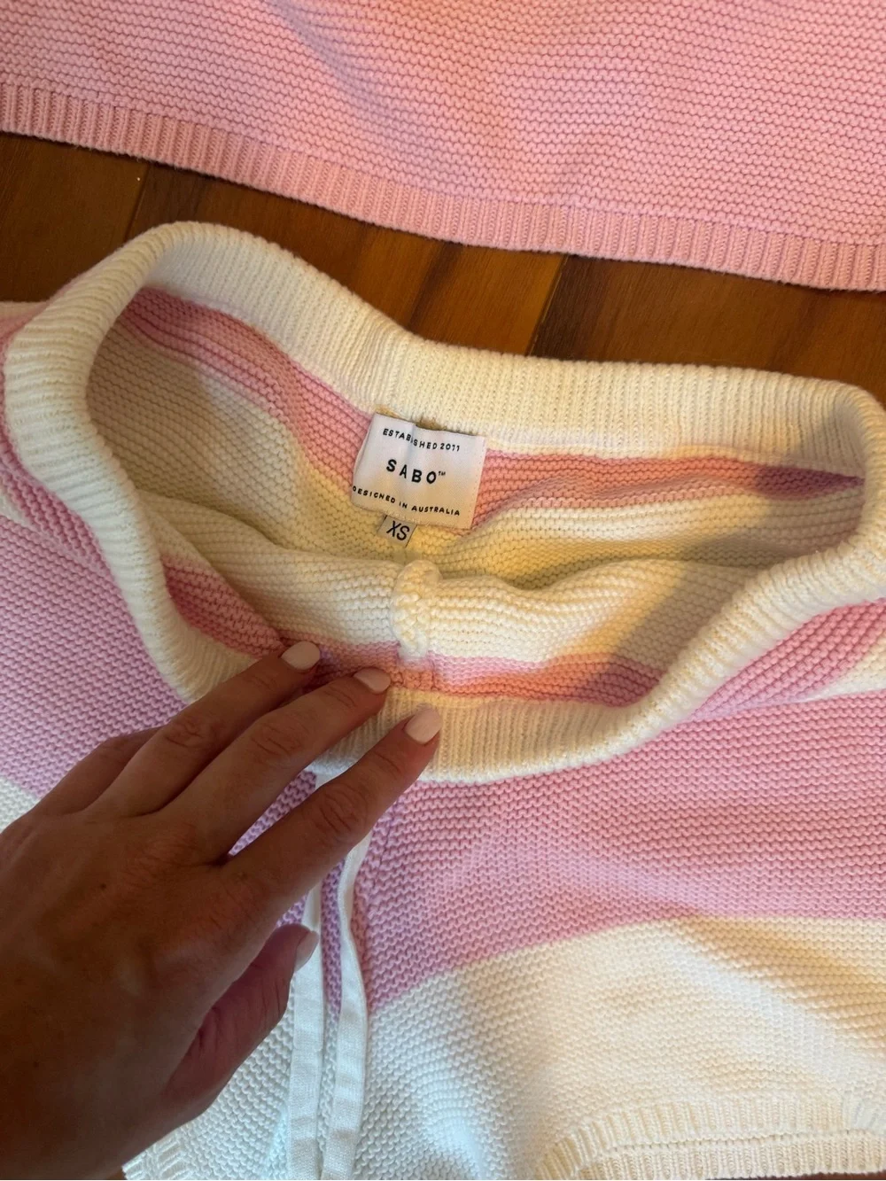 Sabo Skirt Knit Stripe Set